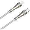 Forever Sleek kabelis USB-C - Lightning 1,0 m 27W baltos spalvos