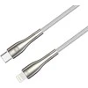 Forever Sleek kabelis USB-C - Lightning 1,0 m 27W baltos spalvos