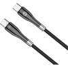 Forever Sleek laidas USB-C – USB-C 1,0 m 60W juodas