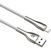„Forever Sleek“ laidas USB – „Lightning“ 1,0 m 2.4A baltas
