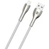 Forever Sleek kabelis USB - Lightning 1,0 m 2.4A baltos spalvos