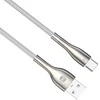 Forever Sleek laidas USB – USB-C 1,0 m 3A baltas