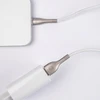 Forever Sleek laidas USB – USB-C 1,0 m 3A baltas