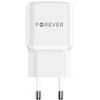 Forever TC-01-20AC PD QC įkroviklis 1x USB-C 1x USB 20W baltas