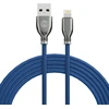 Forever Tornado USB – Lightning laidas 1,0 m 3A tamsiai mėlynas