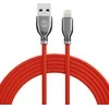Forever Tornado kabelis USB - Žaibas 1,0 m 3A raudonas