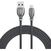 Forever Tornado kabelis USB - microUSB 1,0 m 3A juodos spalvos