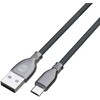 Forever Tornado kabelis USB - microUSB 1,0 m 3A juodos spalvos