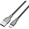 Forever Tornado kabelis USB - microUSB 1,0 m 3A juodos spalvos