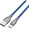 Forever Tornado kabelis USB - USB-C 1,0 m 3A navy mėlynos spalvos