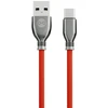 Forever Tornado laidas USB – USB-C 1,0 m 3A raudonas