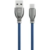 Forever Tornado laidas USB – USB-C 1,0 m 3A tamsiai mėlynas
