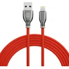 Forever Tornado USB – Lightning laidas 1,0 m 3A raudonas