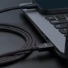 Forever Vibe laidas USB-C – USB-C 1,0 m 60W tamsiai pilkas