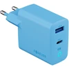 Forever Vibe-TC45AC GaN PD QC įkroviklis 1x USB-C 1x USB 45W dangaus mėlyna