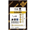 Forte Tools Forte_Tools Medsraigčiai 3,5 x 35 mm, ZN, TX15, 20 vnt.