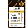 Forte Tools Forte_Tools Medsraigčiai 4 x 20 mm, ZN, TX20, 25 vnt.