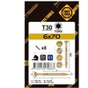 Forte Tools Forte_Tools Medsraigčiai 6 x 70/42 mm, ZN, TX30, 8 vnt.
