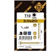 Forte_Tools Medraigčiai Forte Tools, 3 x 20 mm, ZN, TX10, 25 vnt.