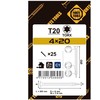 Forte_Tools Medsraigčiai FORTE TOOLS, 4×20 mm, ZN, TX20, 25 vnt.