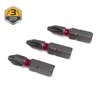 Forte_Tools Smūginiai atsuktuvų antgaliai Forte Tools PH2, 25 mm, 3 vnt