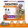FRP FRONTPRO Tabletės nuo blusų ir erkių šuniui (>25-50 kg) – 3x 136mg