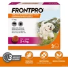 FRP FRONTPRO tabletės nuo blusų ir erkių šunims (2-4kg) - 3x 11,3mg