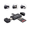 Fusion Accessories Fusion AK180 kompaktiškas kortelių skaitytuvas SDHC | Micro SD | SDXC | TF | juodas