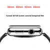 Fusion Accessories Fusion ceramic glass 9D visiškai uždengtas rėmeliu Apple Watch 1 | 2 | 3 38mm juodas