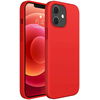 Fusion Accessories Fusion Elegance Fiber Protect silikoninis dėklas, skirtas Apple iPhone 12 Pro Max Raudona
