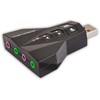 Fusion Accessories Fusion garso plokštė USB | 7.1 | reguliuojamas garsumas | mikrofonas