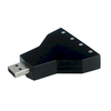 Fusion Accessories Fusion garso plokštė USB | 7.1 | reguliuojamas garsumas | mikrofonas