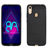 Fusion Accessories Fusion Trust Back silikoninis dėklas, skirtas Huawei Y6S | Honor 8A | Y6 Prime 2019 juodas