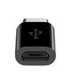 Fusion Accessories Fusion Priedai Fusion universalus adapteris Mikro USB prie USB Type-C (USB-C) jungtis Juodas