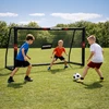 Futbolo vartai su tinklu 240x160x85 cm MOVEPRO