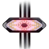Dunlop galinė dviratinė lemputė su LED signalu USB įkrovimas