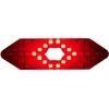 Dunlop galinė dviratinė lemputė su LED signalu USB įkrovimas