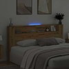 LED galvūgalis su saugojimu Artisano ąžuolo Apdirbta mediena