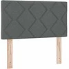 LED galvūgalis Pilka 80 cm audinys