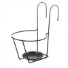 Garden Center Garden_Cente Pakabinamas gėlių laikiklis su lėkšte Sodo Centras, D16,5 cm