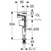 Geberit VANDENS PRIPILDYMO MECHANIZMAS (136726001)