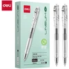 Gelinis rašiklis Deli Lineum Gel 0,5 mm greitai džiūstantis, juodos spalvos