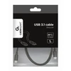 GEMBIRD CCP-USB3.1-CMCM-1M USB 3.1 TYPE-C CM-CM maitinimo šaltinis 1m
