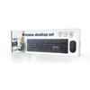 Gembird KBS-WCH-04 Wireless desktop set (klaviatūra + pelė), juodas, US-išdėstymas