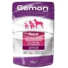 Gemon all breeds adult konservuotas pašaras suaugusiems šunims su jautienos ir kumpio gabalėliais 100g