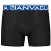 GIANVAGLIA Basic 026 vyriškos medvilninės boxer trumpikės su spalvotomis juostomis, XXL dydis 10 vnt.