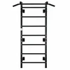 Gimnastikos sienelė 228 cm, prisitraukimų skersinis vaikams ir suaugusiems, juoda MOVEPRO