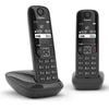 Belaidis telefonas Gigaset AS690 Duo, juodos spalvos