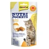 GMC GIMCAT Nutri pockets Cheese – skanėstas katėms – 60g