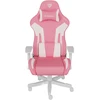 Genesis Gaming Chair Nitro 710 Atlošo apmušalų medžiaga: Eko oda, Sėdynės apmušalų medžiaga: Eko oda, Pagrindo medžiaga: Nailonas, Ratukų medžiaga: Nailonas su CareGlide danga | Rožinė/Baltas